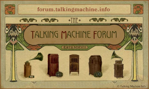 The Talking Machine Forum Estd. MMIIX